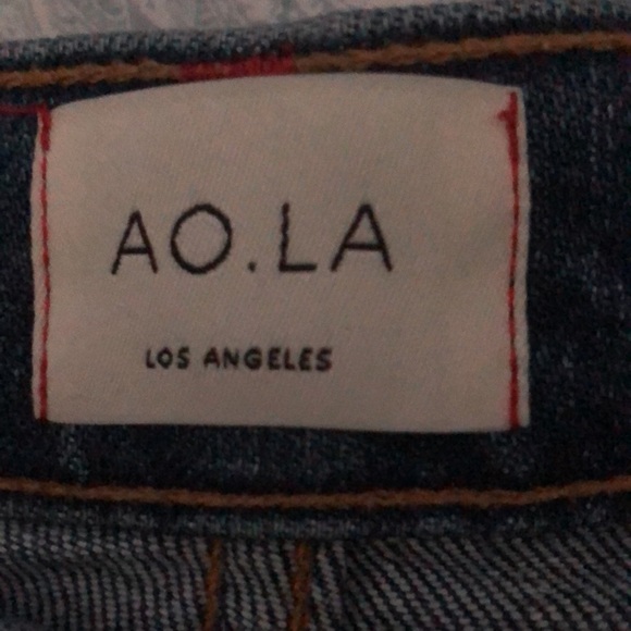 Alice + Olivia Amazing High Rise Girlfriend Embroidered Floral Slim Jeans Guilty - Picture 3 of 12